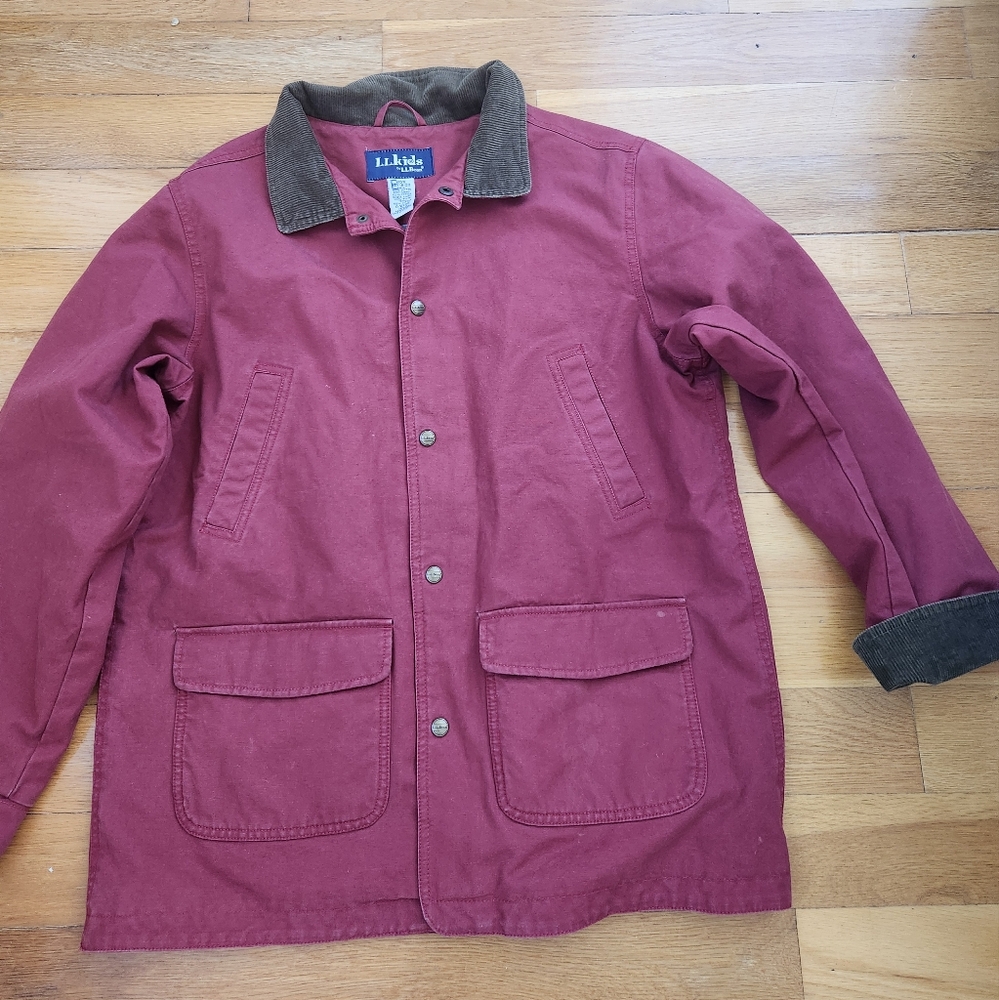 LL Bean chore barn jacket coat